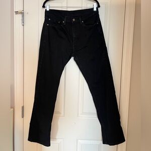 Levi's Men's Straight Black Jeans